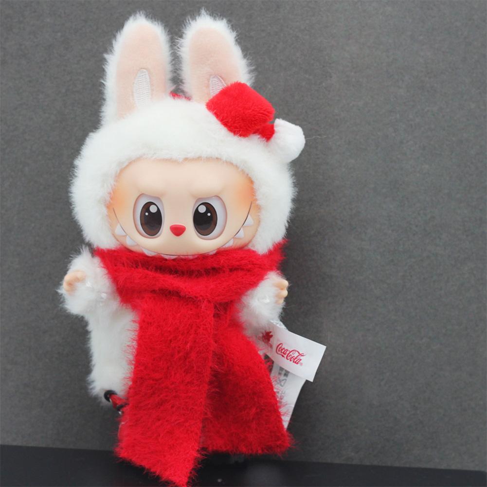 Dollhouse Miniature Knitting Scarf Ornament DIY Dolls Clothing Accessories Dress Up for Birthday Gift For V1 V2 V3 Labubu