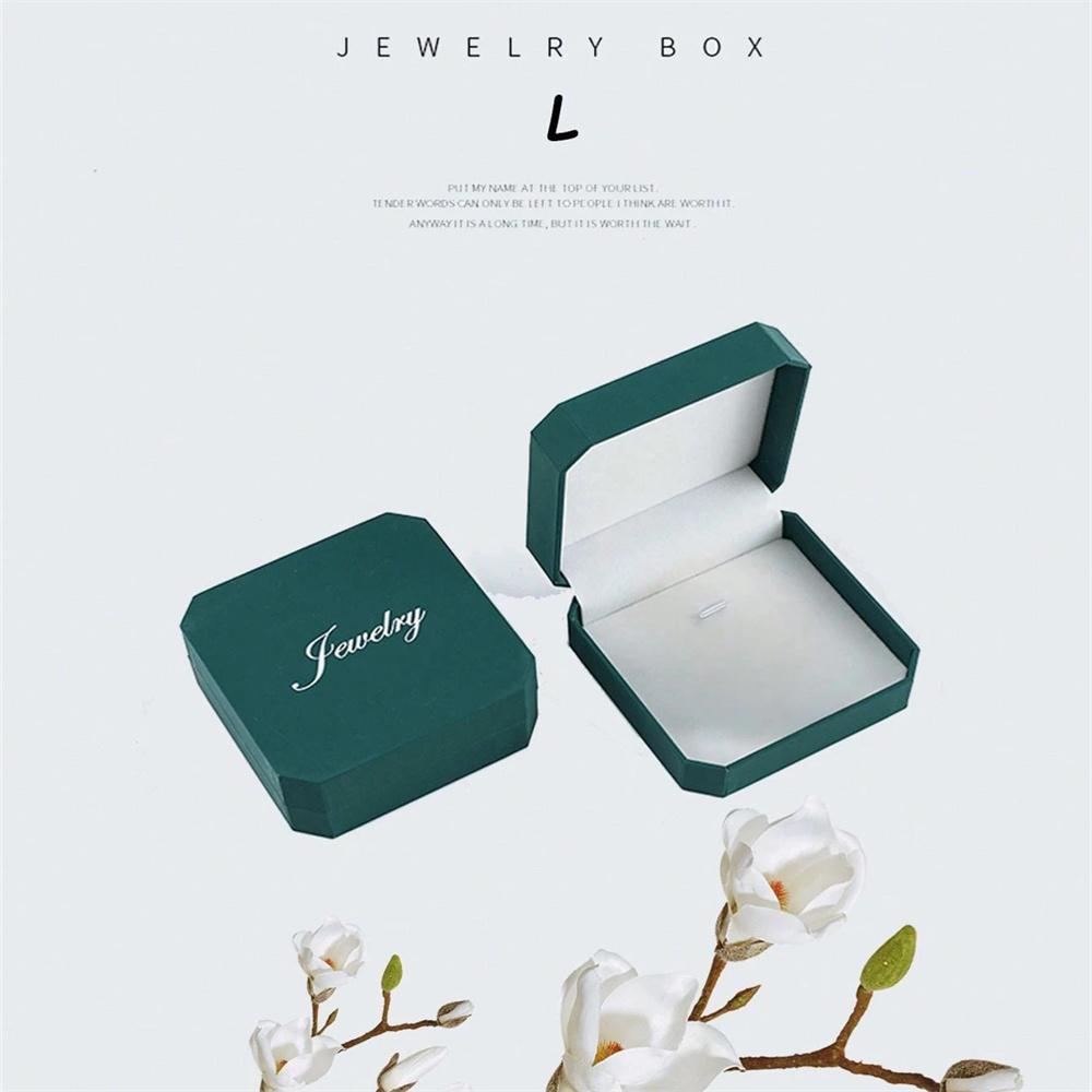 1/4pc Jewelry Trinket Box With Bag For Necklace Earrings Ring Bracelet High-end Gift Packaging Case Set Birthday Wedding Decor