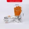 WEZHO Aluminum Foil Heat Resistant Industrial Gloves