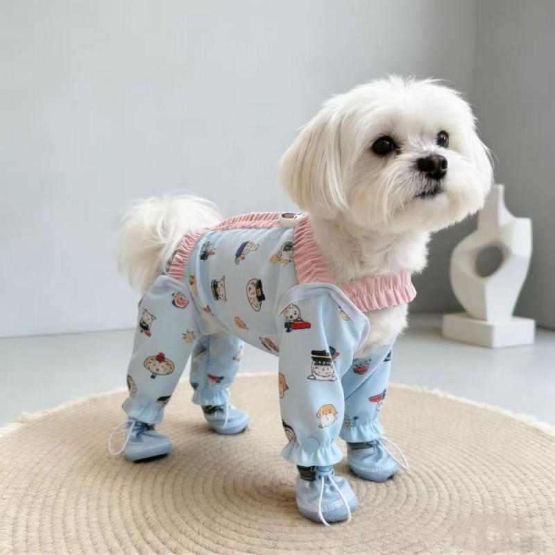 Lightweight Breathable Dog Dust-Proof Pants Small Breeds Poodle Bichon Maltese Fall Winter