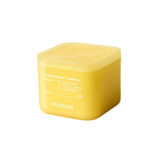 MEDIHEAL Vitamin C Blemish Toning Toner Pads Brightening & Dark Spot Care 180ml (100 Pads)