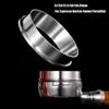Stainless Steel 51/53/57.5/58/58.35mm Intelligent Dosing Ring for Coffee Powder Brewing Bowl Espresso Barista Funnel Portafilter