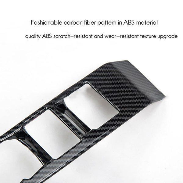 Sada 4 nálepek na panely elektrického stahování oken pro Ford Mustang Mach-E: Příslušenství pro úpravu interiéru vozu