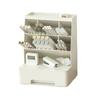 Large Capacity Pencil Holder Desktop Stationery Storage Box Divided Drawer Stationery Organizer for Students Office Storage Rack
