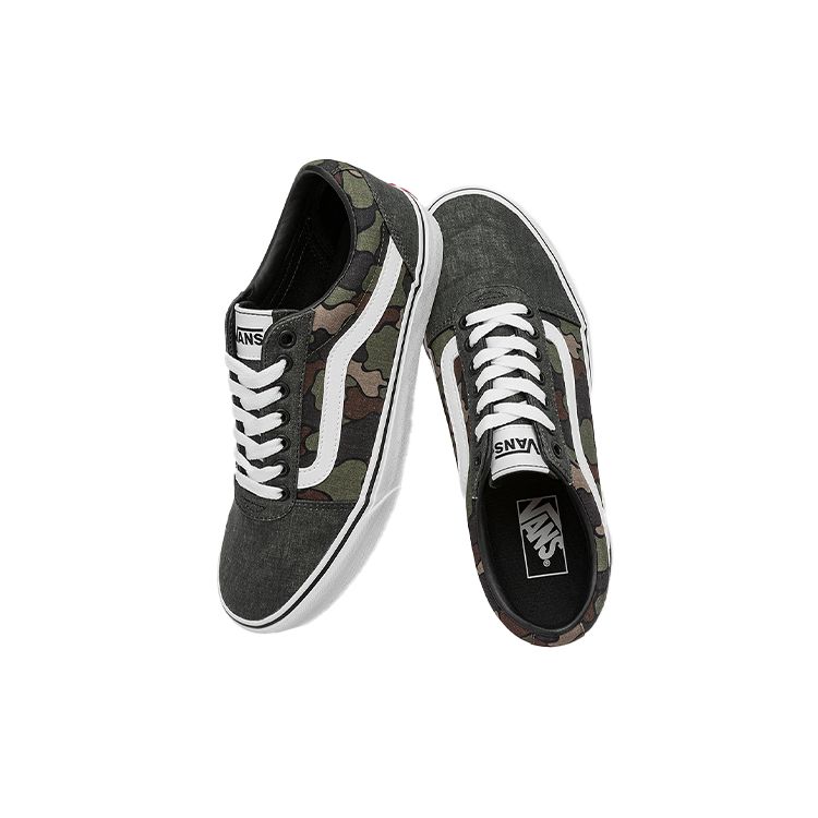 Vans Ward Nízké Skate Boty Maskáčové Unisex Tenisky Šedá Zelená VN0A5HTSBLK