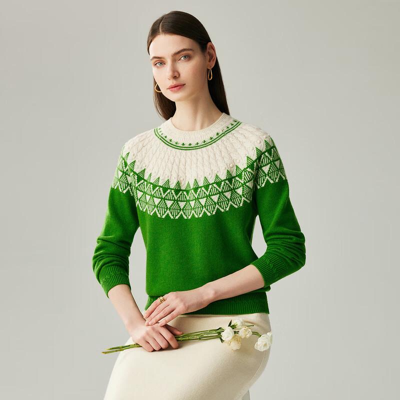 Women's Fair Isle Cashmere Knit Sweater