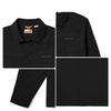 Timberland Solid Color Outdoor Casual Sun Protection Button-Down Long Sleeve Shirt Men Shirts Black A689S-001