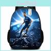 Cristiano Ronaldo Rucksack mit Aufdruck, atmungsaktiv, ideal für Outdoor-Aktivitäten, Schülerrucksack