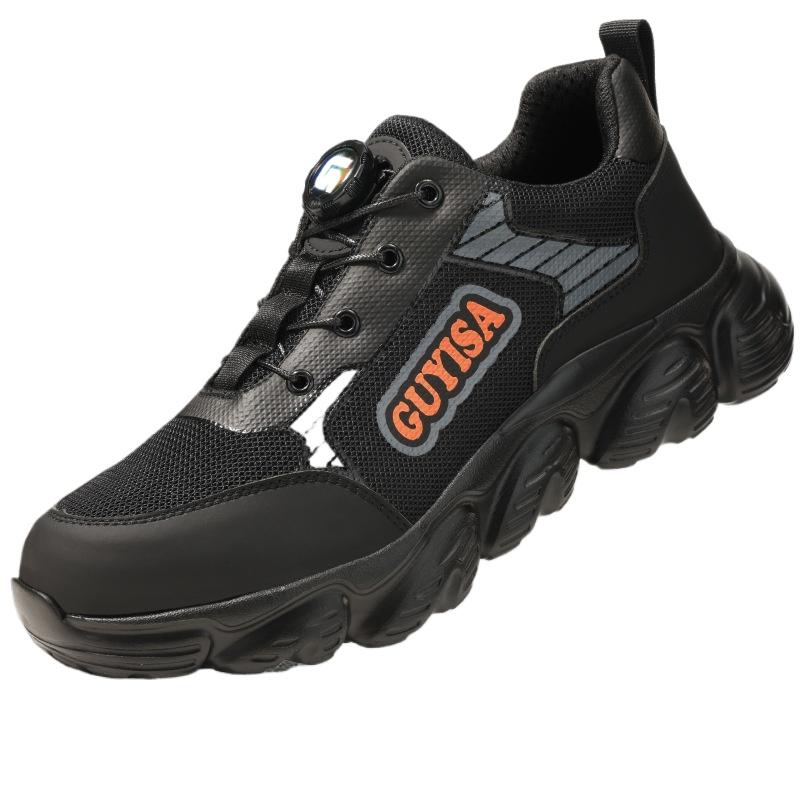 

Обувь для страхования труда, с защитой от застегивания пуговиц, противоударные, противоударные, легкие и удобные мужские рабочие туфли со стальным чехлом на голову 45