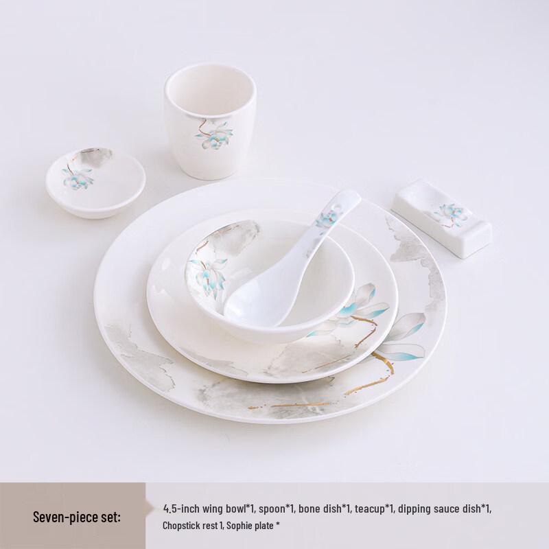 New Chinese Style Ceramic Tableware Set