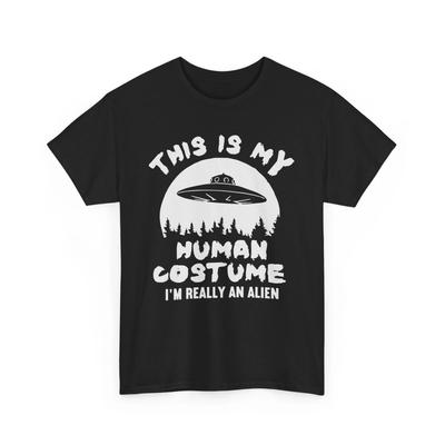 UFO T-Shirt | Das ist mein Menschenkostüm Ich bin wirklich ein Alien T-Shirt