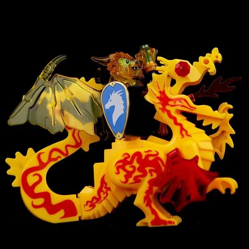 048 047 Undead Dragon Knight Bricks Anime Dragon Knights Building Blocks DIY Action Figure Collection Model Decor Doll Toy Gift