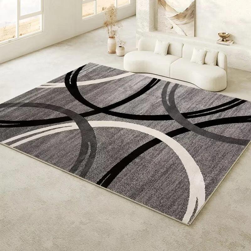 

Modern Geometric Large Area Carpets for Living Room Simple Style Soft Washable Home Rug Bedroom Tatami Non-slip Baby Mat 80x120cm
