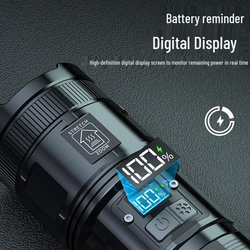 Mengpao P90 Rechargeable High-Power Flashlight Set