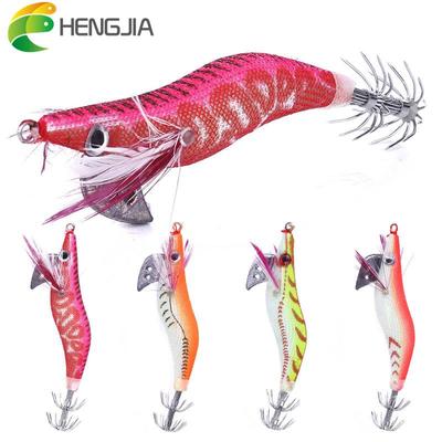 1 buc. Momeală pentru calmar creveți Hengjia 7g/8cm cu pachet mic