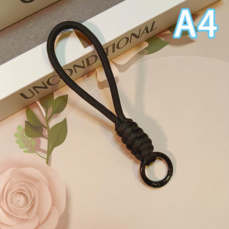 1pcs Paracord Braided Woven Keychain Lanyard Buckle Emergency Survival Bagpack Key Ring Wristlet Strap Car Trinket Key Holder