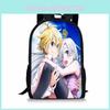 Seven Deadly Sins Cartoon Backpack Unisex Fashionable Travel And School Bag