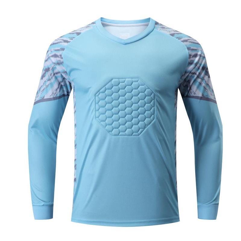 Men's and Women's Long Sleeve Protective Goalkeeper Jersey - Training and Match Uniform