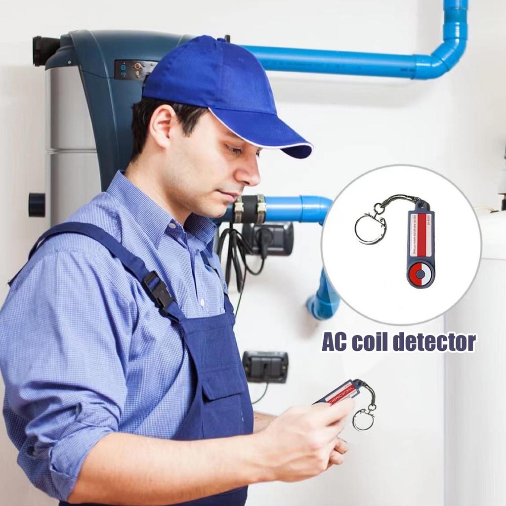AC Refrigerant Leak Detector AC Coil Detector Heavy-Duty Key Ring Detection For Home Commercial Equipment Industrial Maintenance