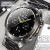 2025 New Dual-Band Satellite GPS Smartwatch Ultra HD AMOLED Screen Compass 10ATM Waterproof Sports SmartBracelet Men Watch
