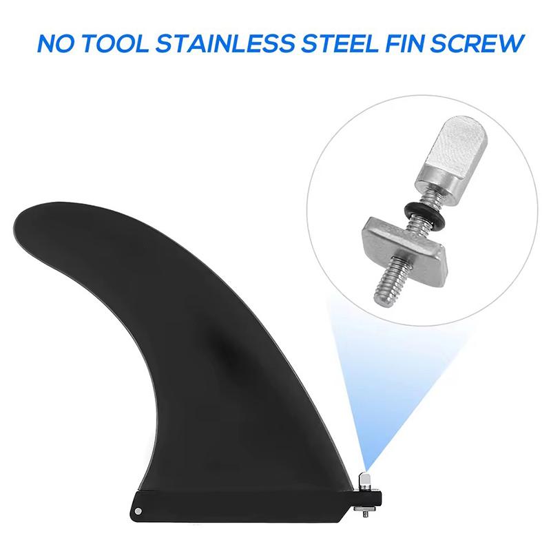 Stainless Steel Surfboard Fin Screw M4 Surf Fin Bolts Longboard Sliding Fin Screws Single Fin Nails Replacing Screws Square Nut