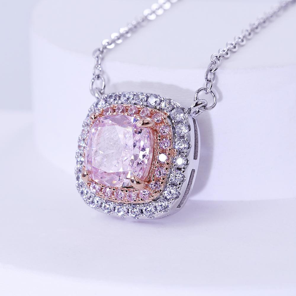 Luxury Thick White Gold Plated 925 Sterling Silver Pendant Necklace High-Quality Jewelry 20inches