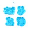New Blue Easter Egg Cake Mold DIY Cookie Cutters Rabbit Duck Spring Biscuit Fondant Cutter Set Mould Baking Sugarcraft