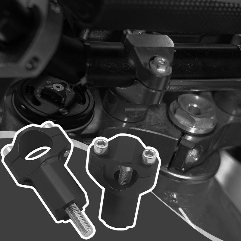 Handlebar Risers Motorcycle Handlebar Risers Fat Clamp Heavy Duty Accessories Aluminum Alloy Modification Replacement For