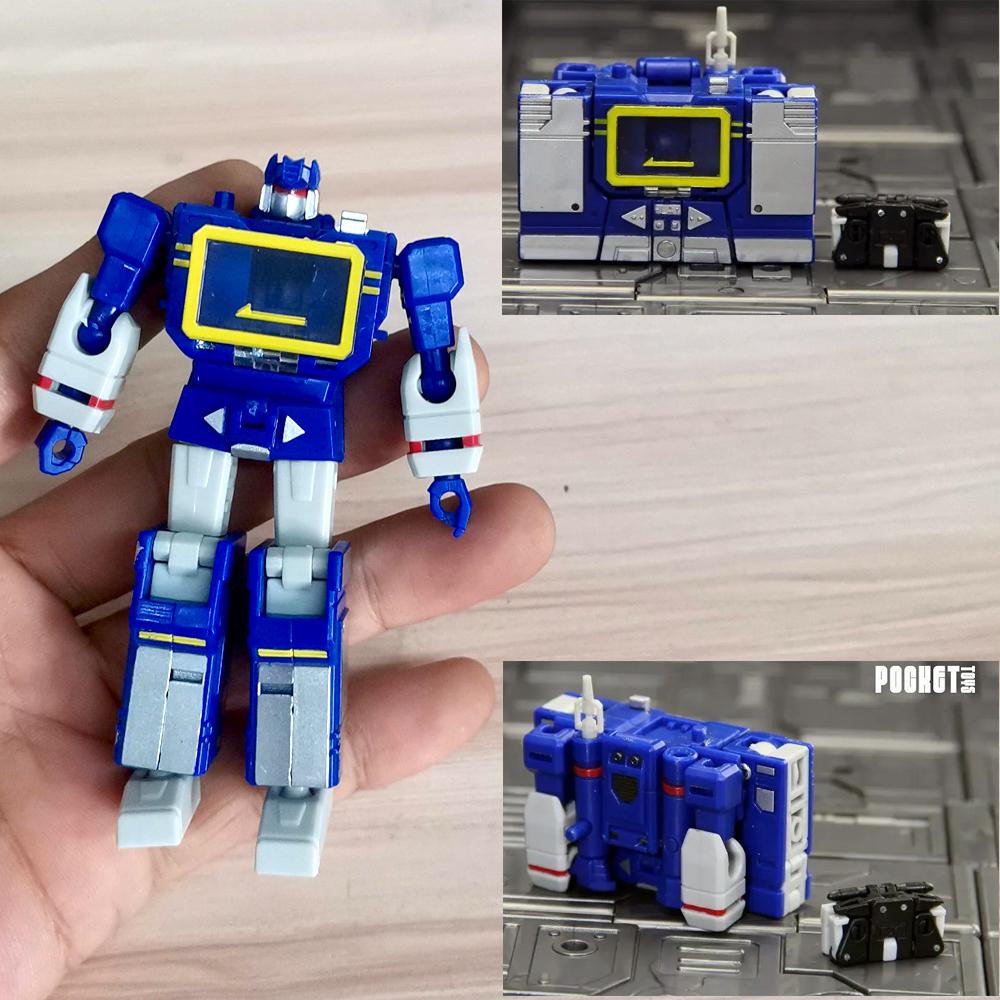 Small scale Transformation Toys Mini Soundwave SD01 With Tape  Action Figure Model PT04 Laserbeak Ravage Rumble