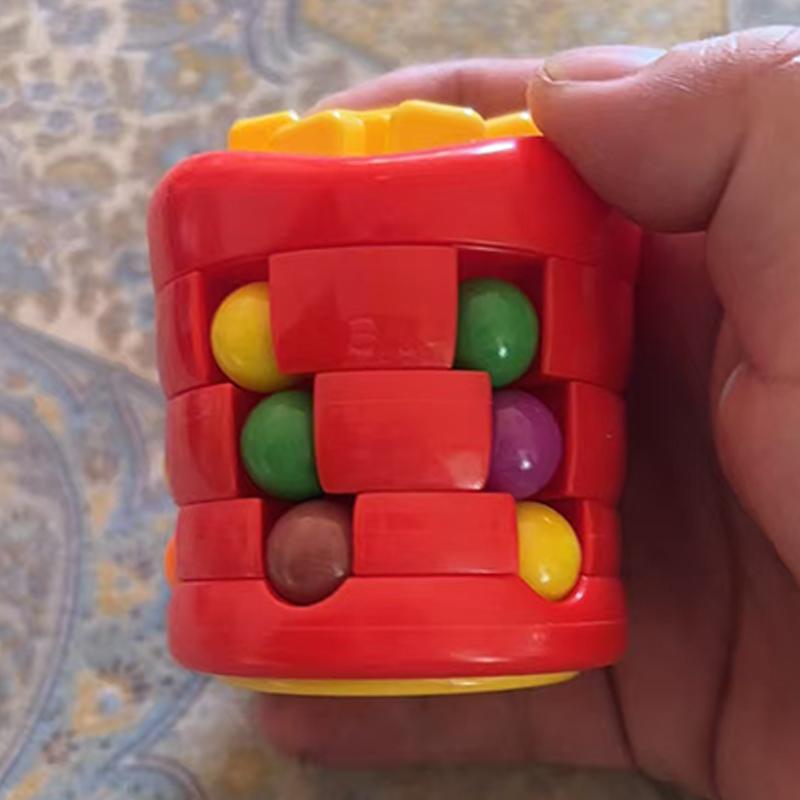 Hamburger French fries Magic Rotating Beans Puzzle Mind Challenge Games IQ Brain Teaser Stress Relieving Toys Unique Gifts