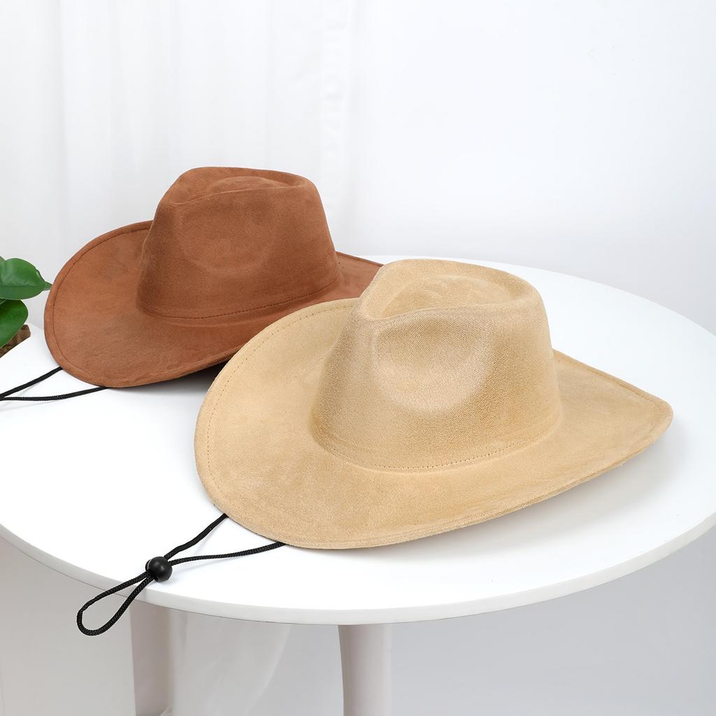 New light plate western cowboy hat big northwest cowboy hat upturned edge curling casual big brim hat riding
