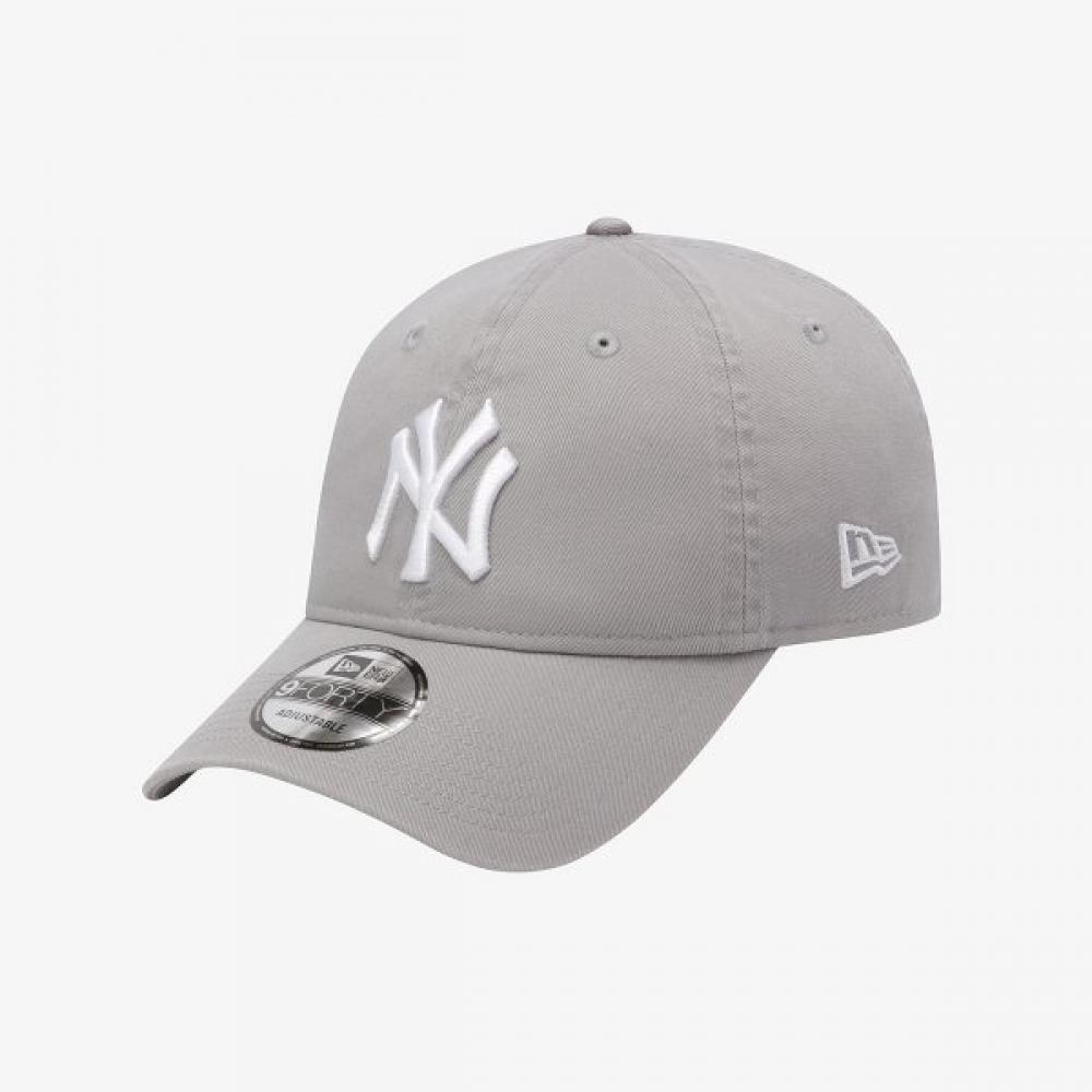 New Era New York Yankees Basic Unstructured Ballcap Gray FREE(OSFM)