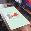 Tapis de Souris Carré Dessin Animé Anne de Ggreen Gables Bureau Gaming Tapis de Bureau Imperméable Antidérapant Caoutchouc Décoratif