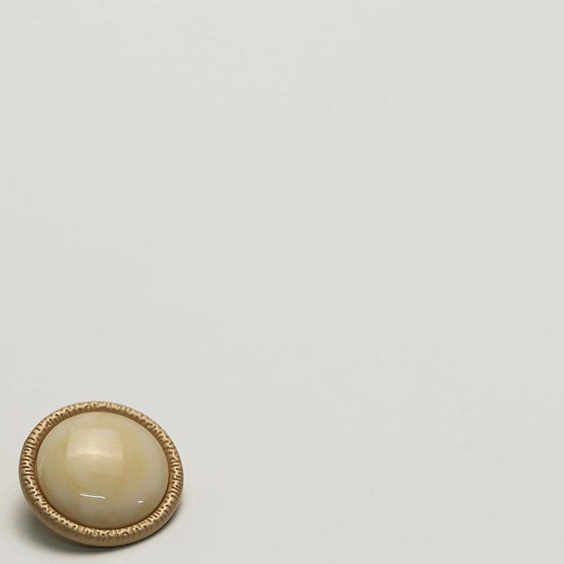5Pcs Xiaoxiang Celebrity Style Cat'S Eye Pearlescent Metal Button Double-Sided Nippi Coat Sweater Suit Decorative Button