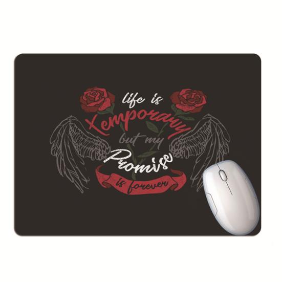 Prémiová stolní podložka pod myš měkký černý hladký povrch