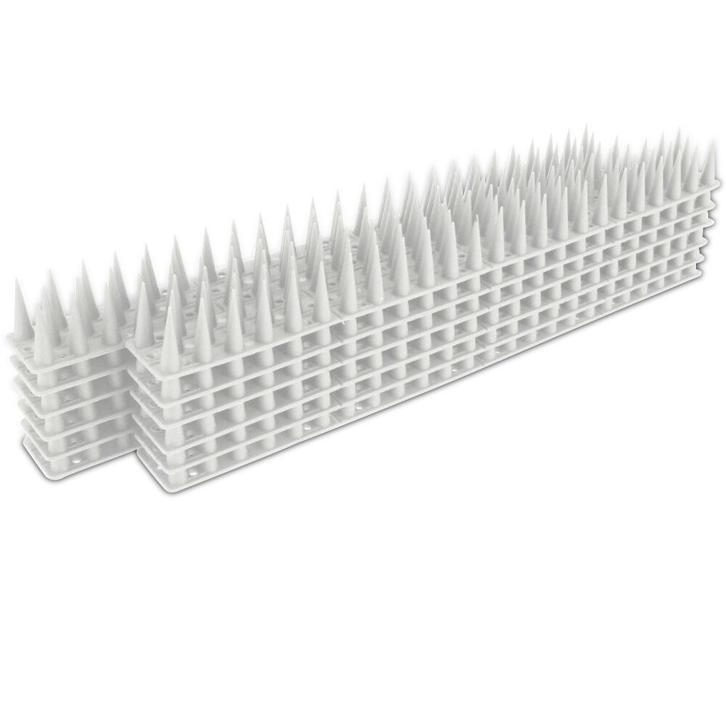 10Pcs Plastic Bird Repeller Spikes Fence Wall  Animal Repellent Cat Anti Pigeon Spikes Anti-bird Outdoor Squirrel Garden Fences