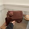 Saddle Large-capacity, Stylish and Fashionable Women's Crossbody Single-shoulder Small Square Bag