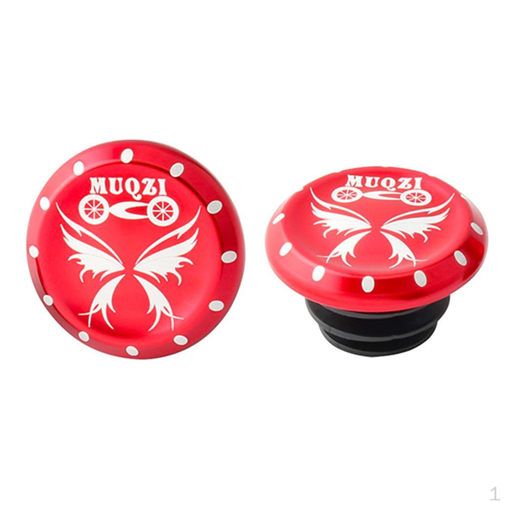 

End Plugs Handlebar Ends Handle Red