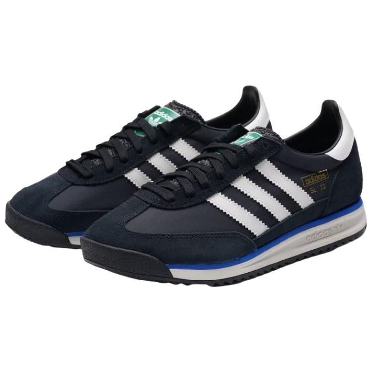 Adidas Originals Sl 72 Rs Comfortable Versatile Lifestyle Casual Shoes Unisex Sneaker Black White JQ9724