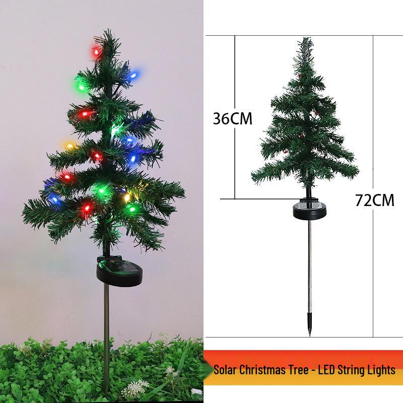 Outdoor LED Snowflake Solar Christmas Lawn Lights