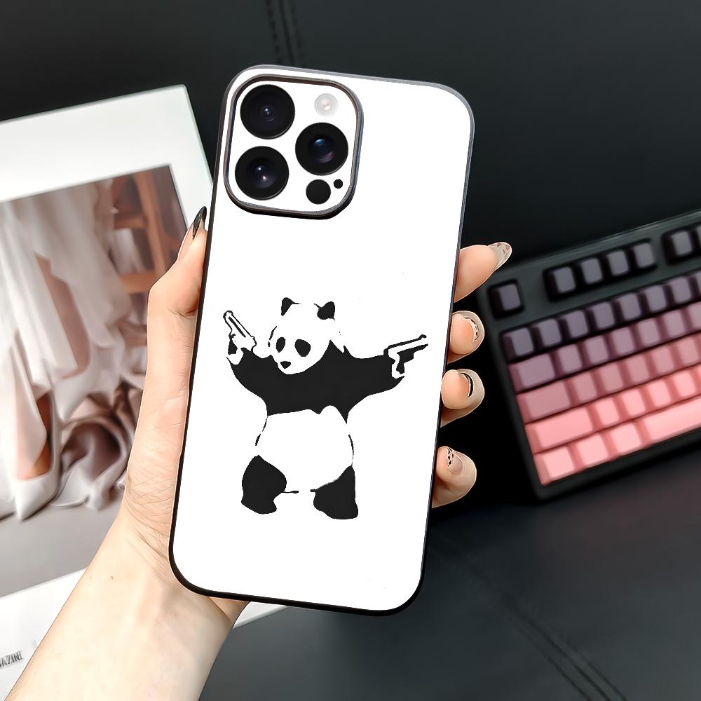 Graffiti-Künstler B-Banksy Handyhülle Für iPhone 16 15 14 13 12 11 PRO MAX PLUS Mini TPU Weich Hautfreundliche Hülle