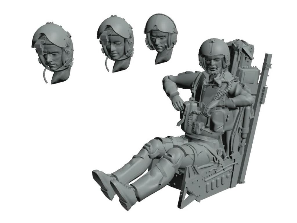 Modeling Japan 1/72 A-10 Pilot Figure Resin Kit 731