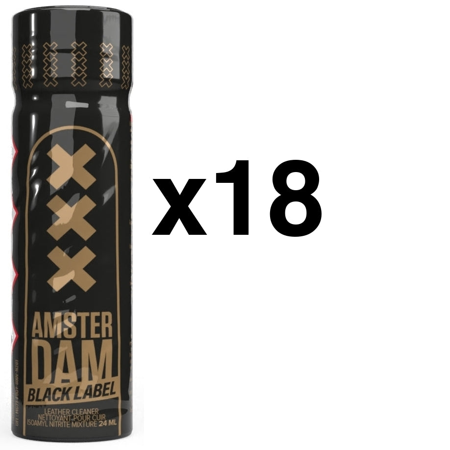 AMSTERDAM XXX Black Label 24ml x18 - BGP Leather Cleaner - LC Packs