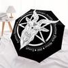 1pc Baphomet Symbol Umbrella with Plastic Handle,Suitable for All Seasons Home Travel Outdoor UmbrellaB1668