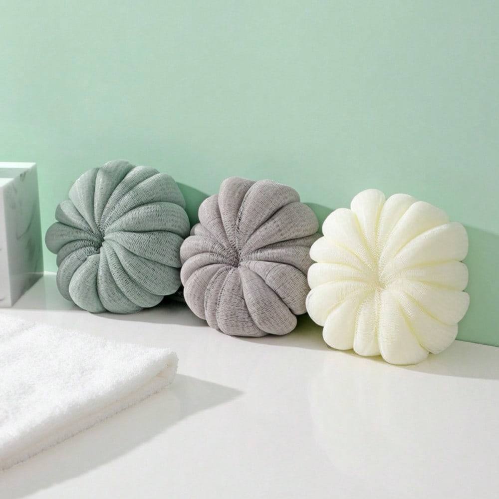 1 pièce Grande Boule de Douche Ultra Douce, Outil de Douche pour Frotter le Dos et Serviette de Bain