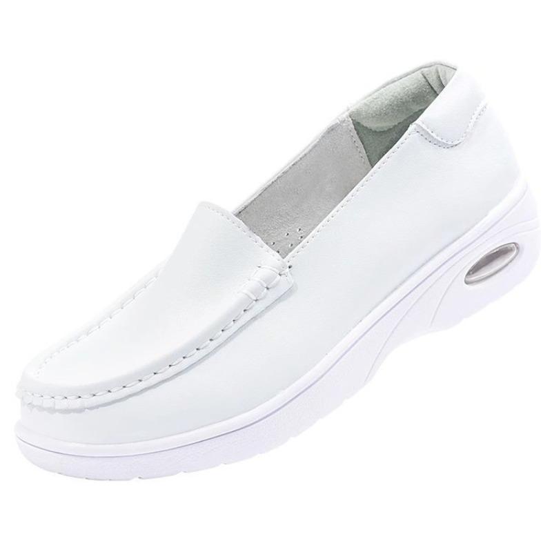 New nurse shoes women's breathable work special work shoes air cushion white shoes autumn thick-soled one-pedal casual shoes