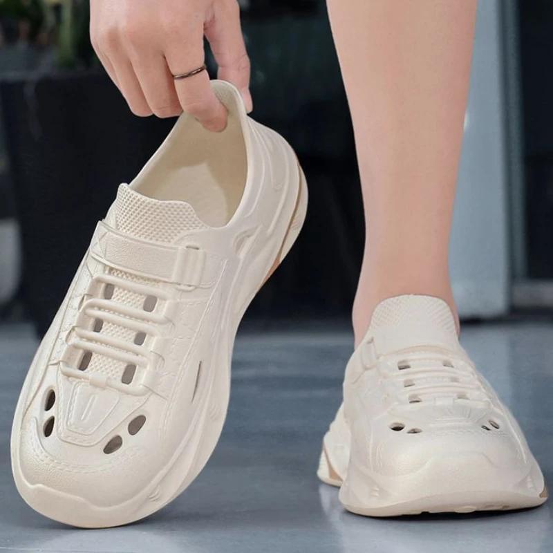 Fashion Sports Shoes for Men Hole Expensives Casual Comfortable Pvc Clearance Sale Summer Luxury H Trend 2025 Japanese Color Man Sandals