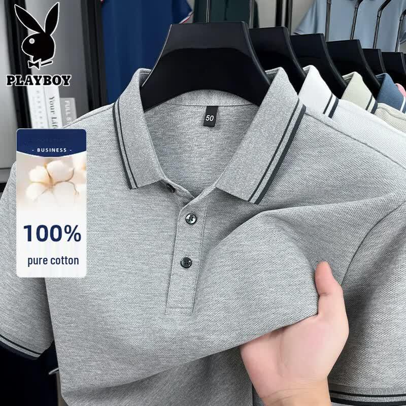Playboy Men s 100% Cotton Polo Shirt 50