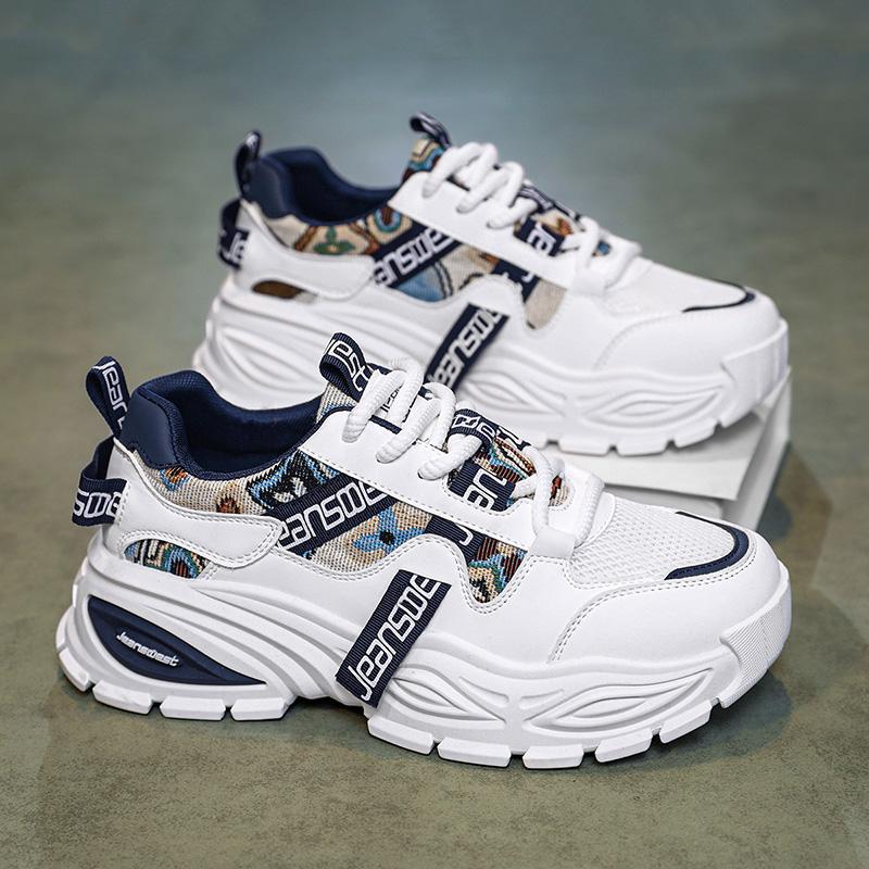 New Fashion New Men's Fashion Casual Low Top Sports Shoes Students Thick Sole Comfortable Sneakers Boys Male Classic Breathable Basketball Shoes