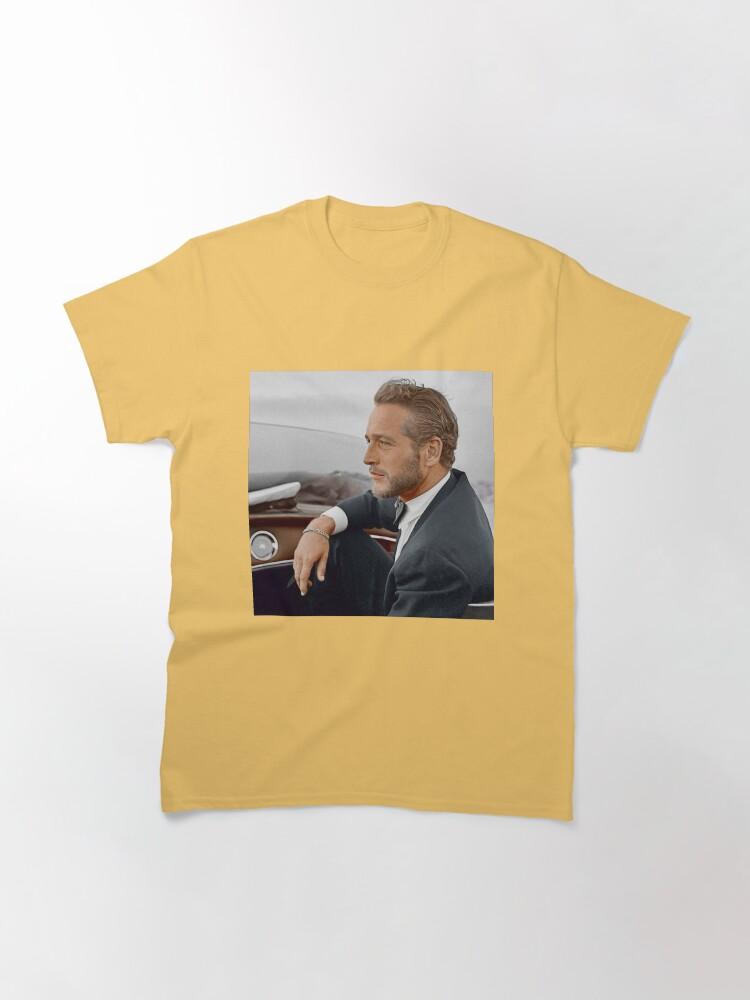 Dean Martin Hand colored picture of Paul Newman. Classic T-Shirt